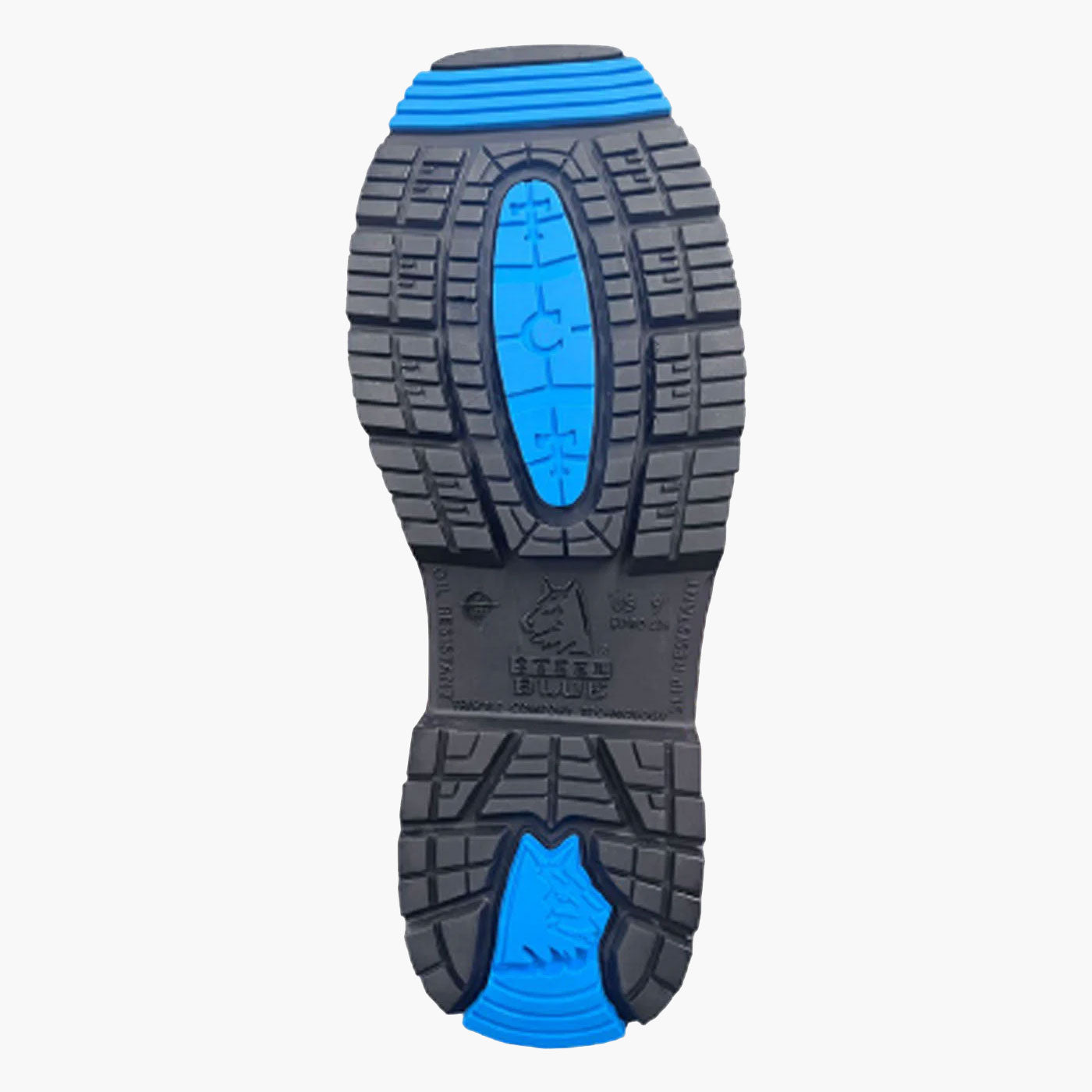 Steel Blue - Blue Heeler Men's Steel Toe Electrical Hazard Waterproof Pull-On Work Boot