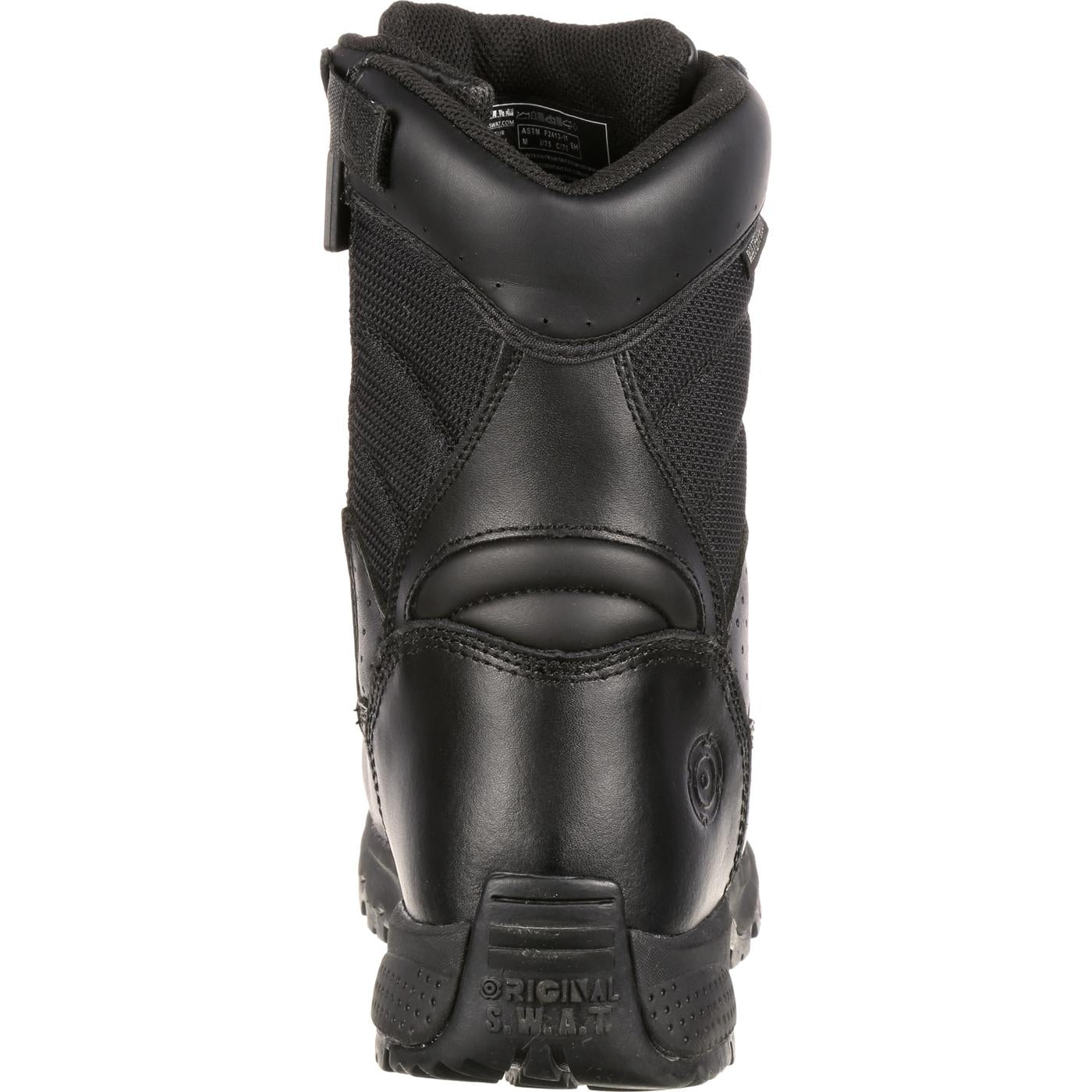 Original S.W.A.T. Metro Composite Toe Waterproof Side Zip Uniform Boot - back