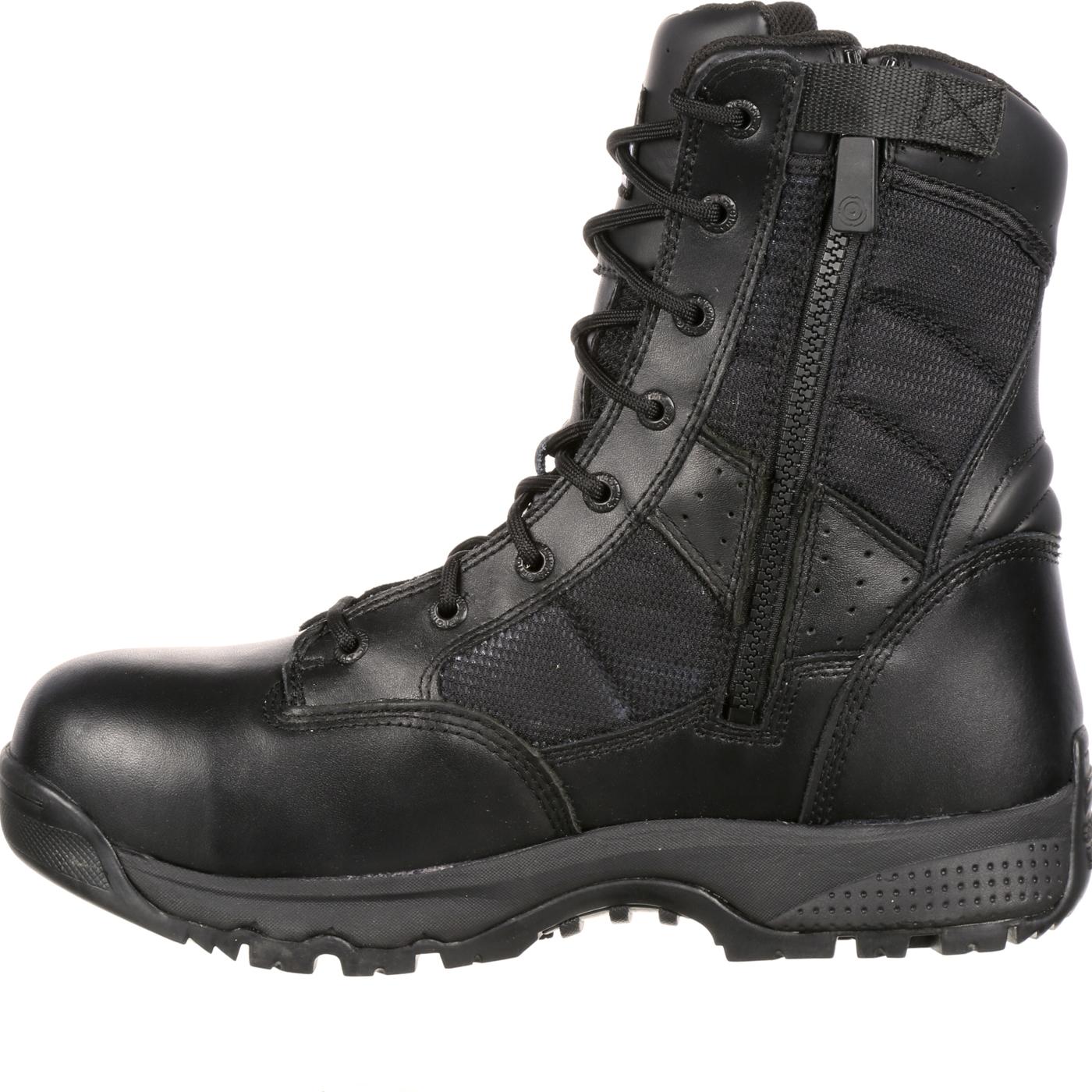 Original S.W.A.T. Metro Composite Toe Waterproof Side Zip Uniform Boot - profile