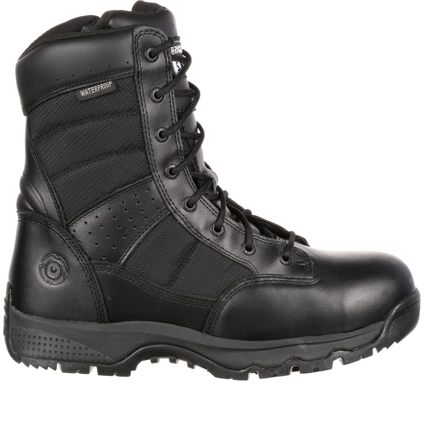 Original S.W.A.T. Metro Composite Toe Waterproof Side Zip Uniform Boot - profile