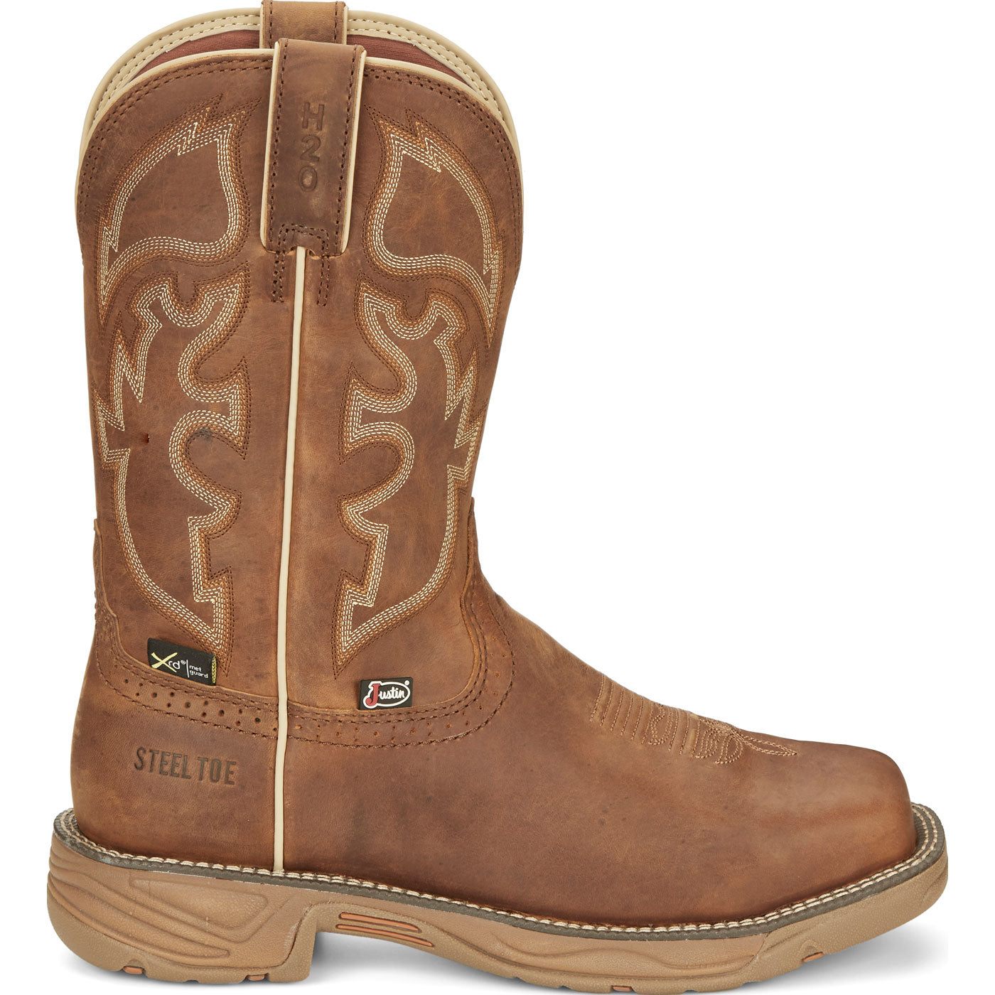 Justin Work Stampede Rush Men's 11-inch Steel Toe Electrical