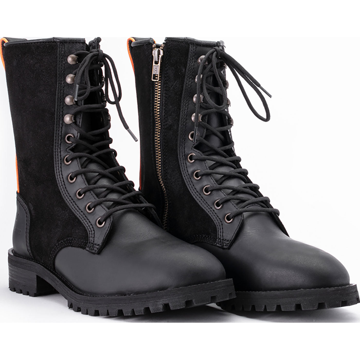 Juno Jones Serpentine Women's 8-inch Steel Toe Puncture-Resisting Zipper Work Boot - front