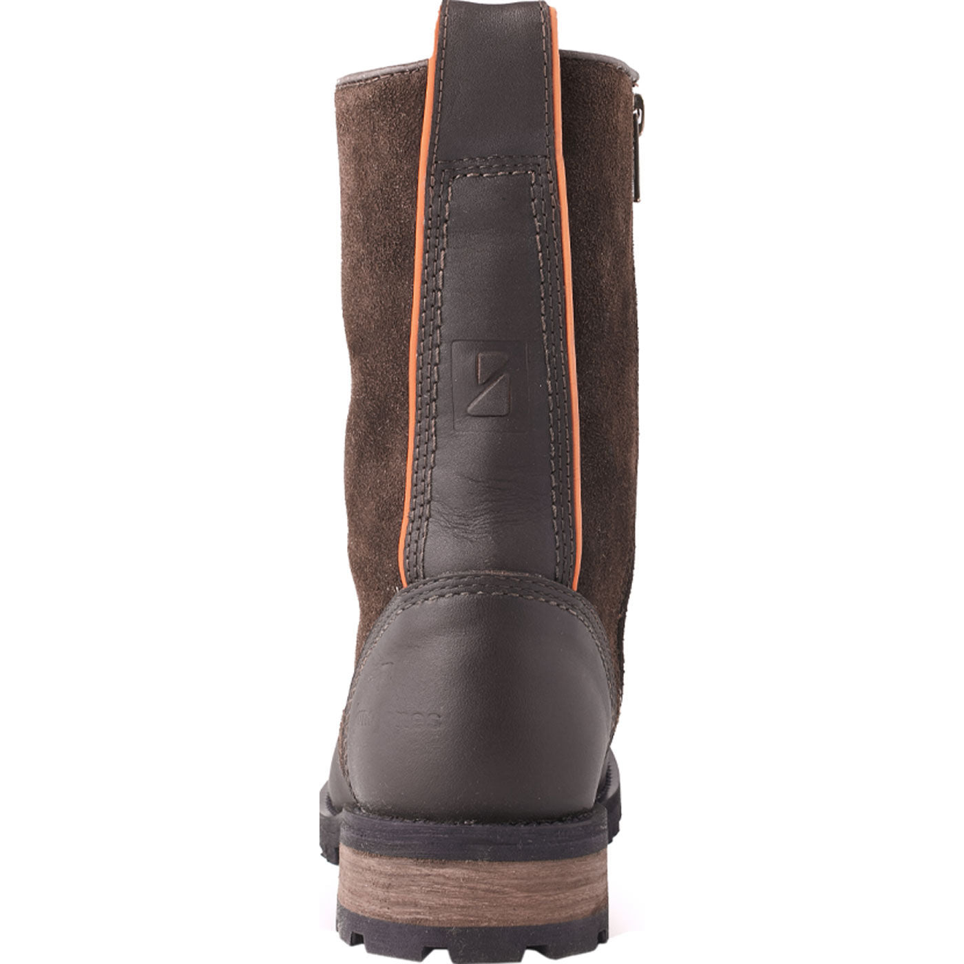 Juno Jones Serpentine Women's 8-inch Steel Toe Puncture-Resisting Zipper Work Boot - back