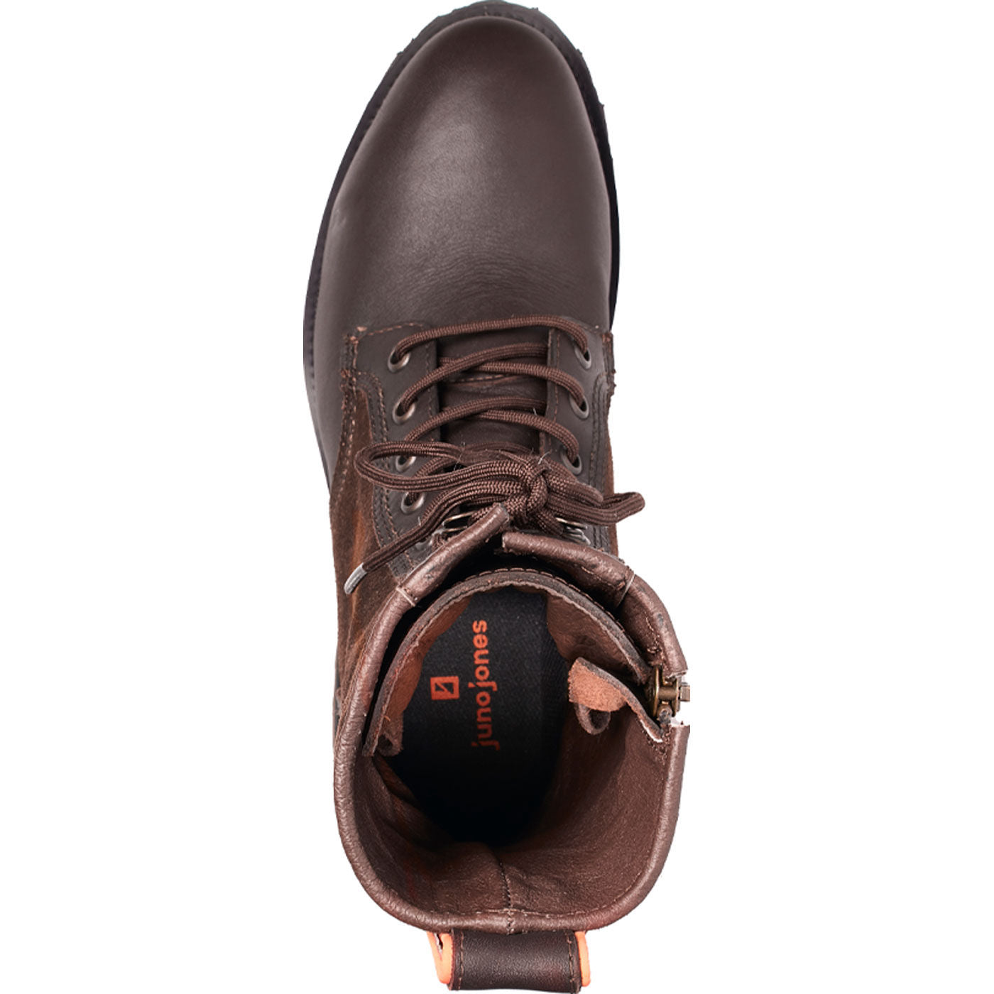 Juno Jones Serpentine Women's 8-inch Steel Toe Puncture-Resisting Zipper Work Boot - birdseye