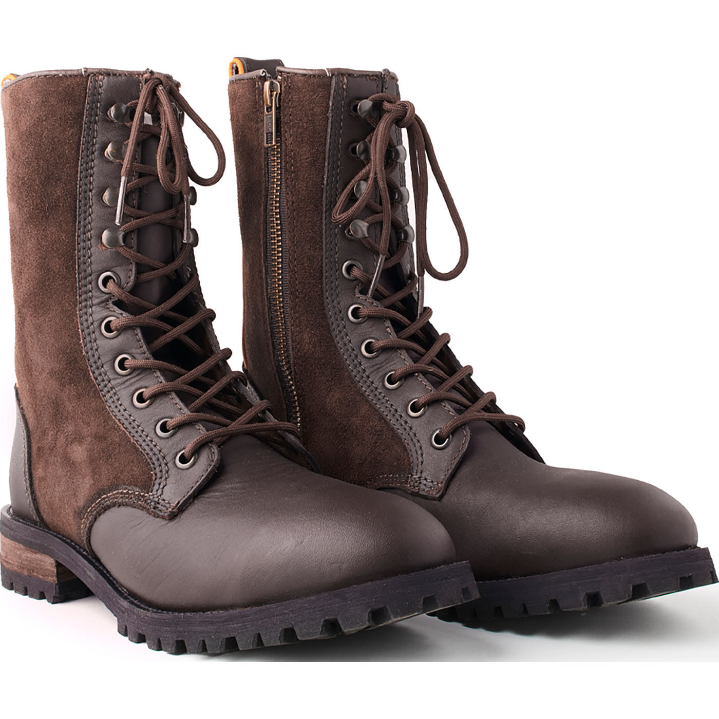 Juno Jones Serpentine Women's 8-inch Steel Toe Puncture-Resisting Zipper Work Boot - front