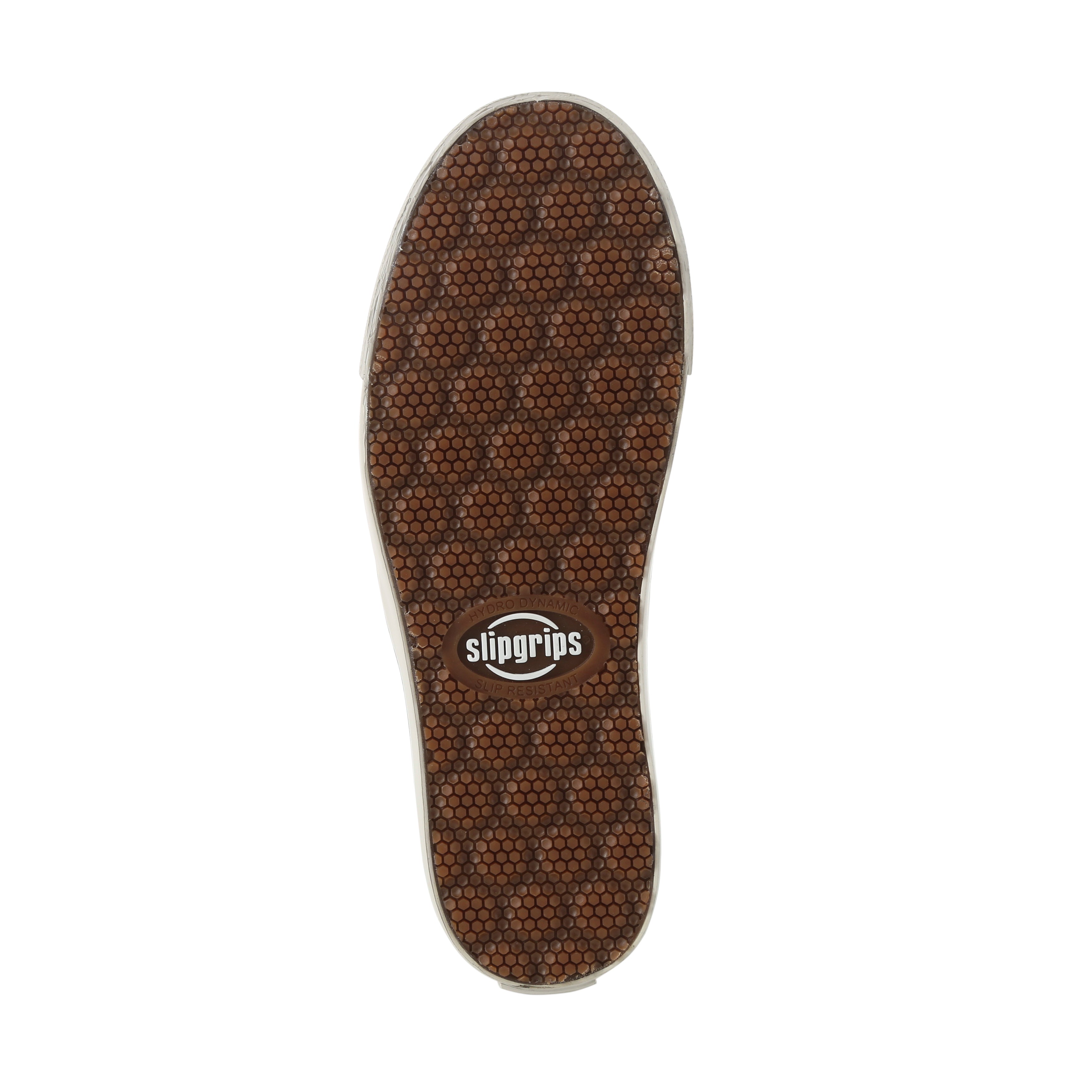 SlipGrips Men's Slip-Resistant Canvas Work Shoes - outsole