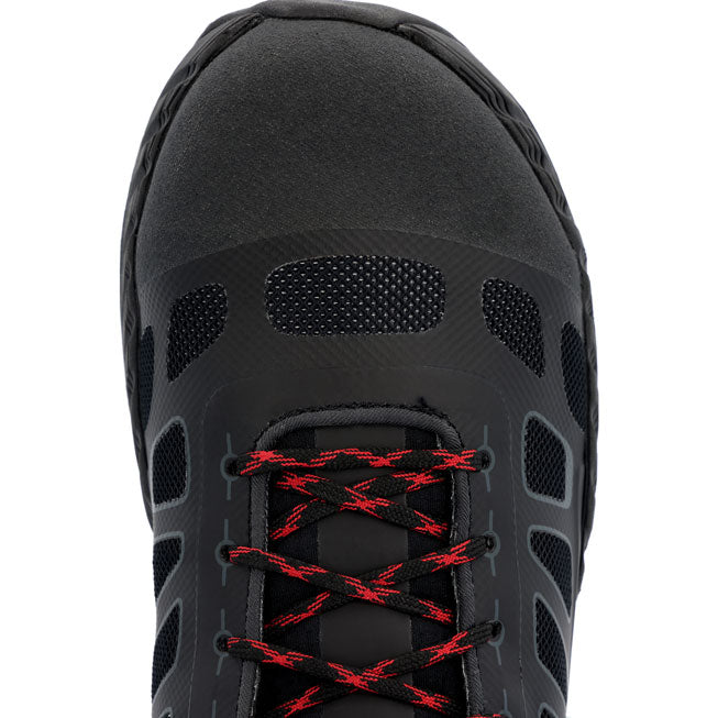 SlipGrips Men's Alloy Toe Electrical Hazard Puncture-Resisting Waterproof Hi-Top Athletic Work Shoe - birdseye