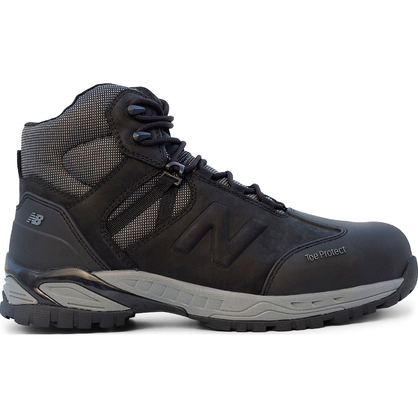 New Balance Allsite Men's Composite Toe Puncture-Resisting Waterproof Hi-Top Athletic Work Shoe - profile