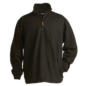 Berne Black Thermal-Lined Original Fleece Quarter Zip - main