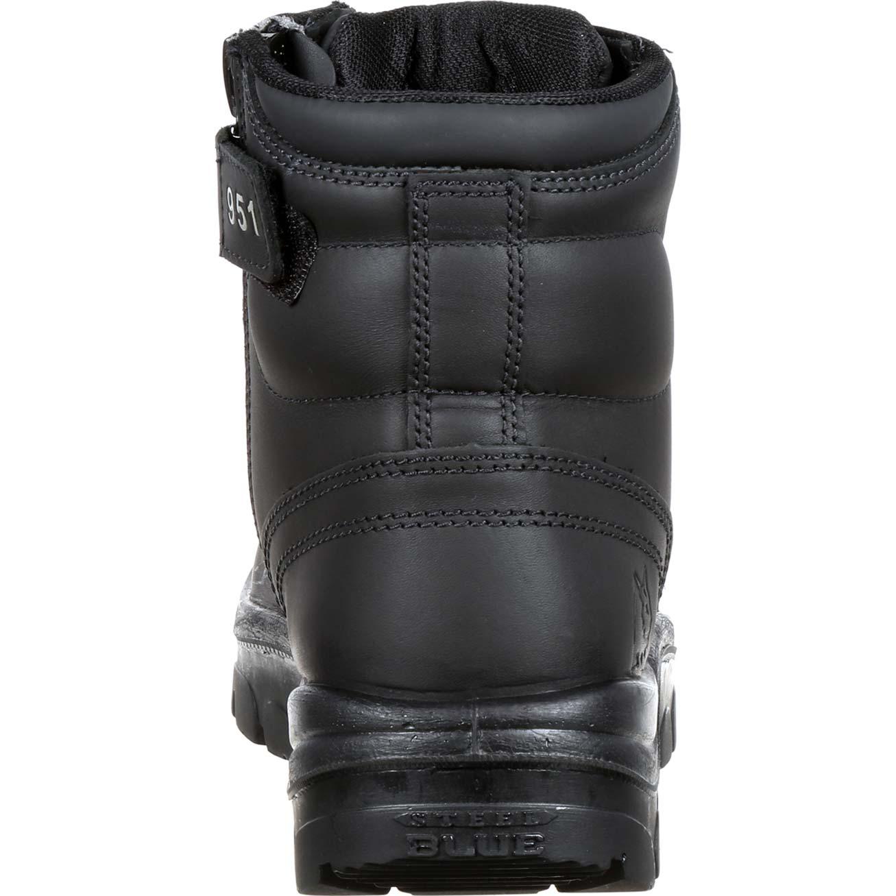 Steel Blue Argyle Zip Steel Toe Static-Dissipative Work Boot - back