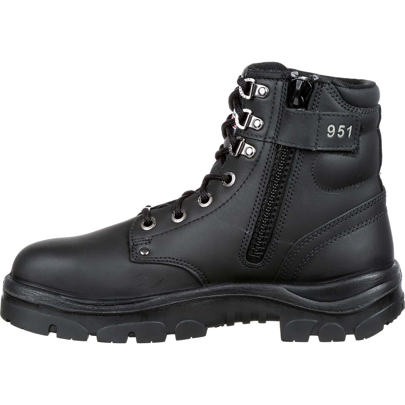 Steel Blue Argyle Zip Steel Toe Static-Dissipative Work Boot - profile