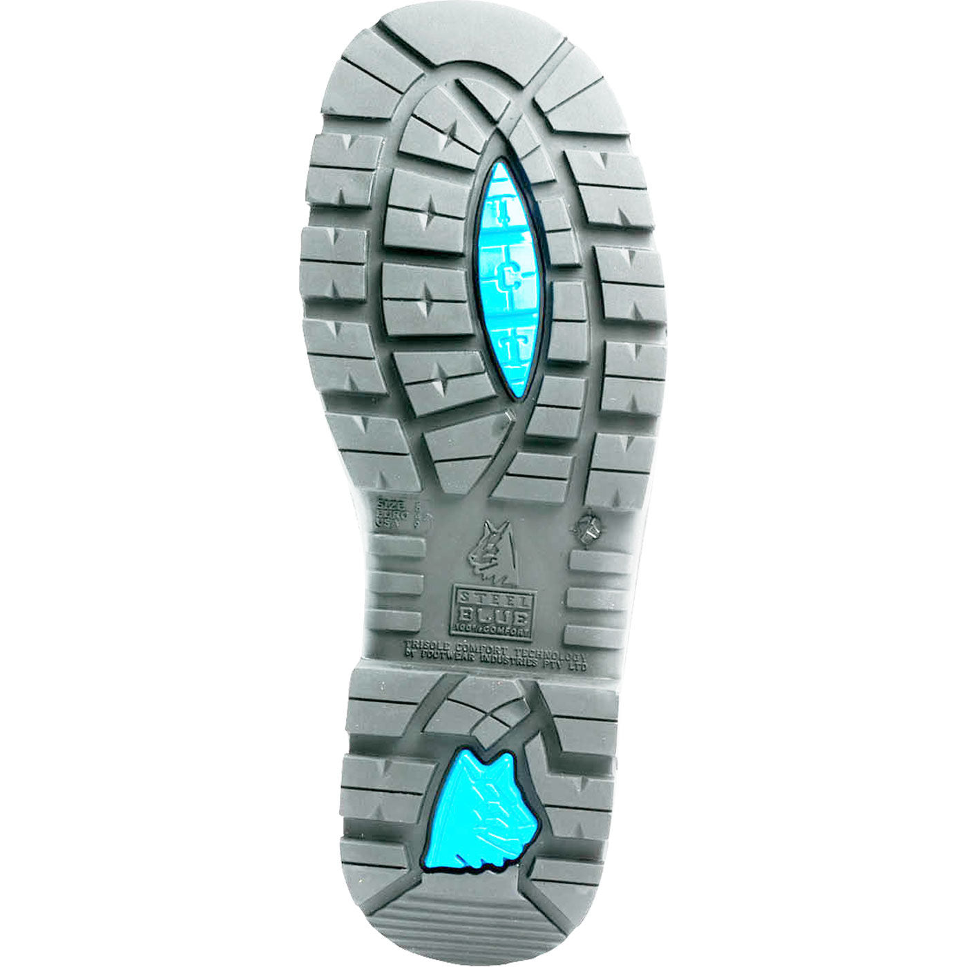 Steel Blue Hobart Scuff Men's Steel Toe Romeo Work Boot - outsole