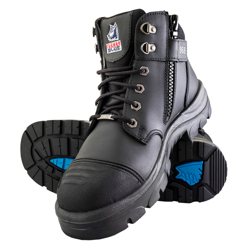 Steel Blue Parkes Zip Steel Toe Side Zip Work Boot - main