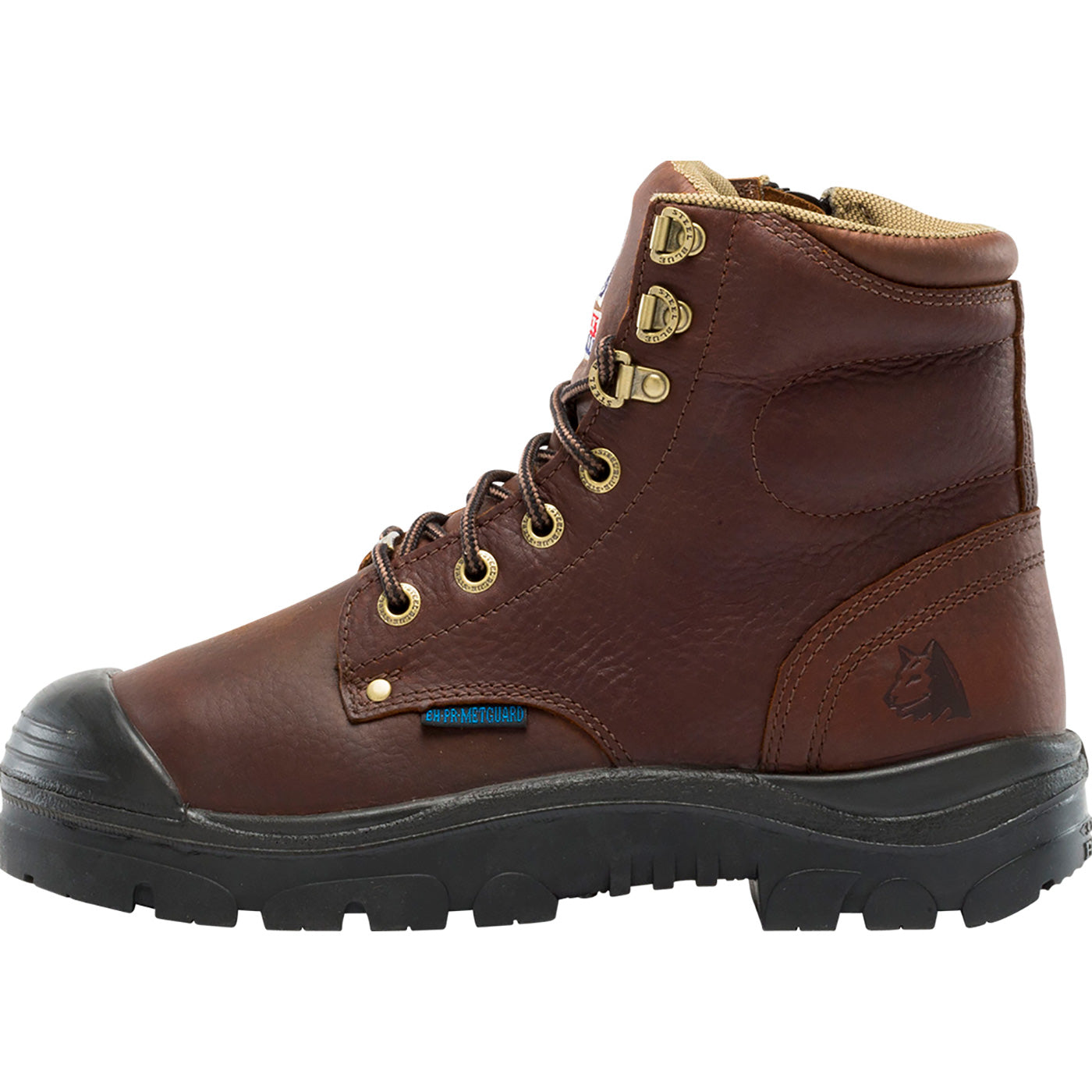 Steel Blue Argyle Zip Bump Steel Toe Internal Metatarsal Puncture-Resisting Zipper Work Boot - profile