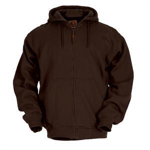 Berne Dark Brown Thermal-Lined Original Hooded Sweatshirt - main