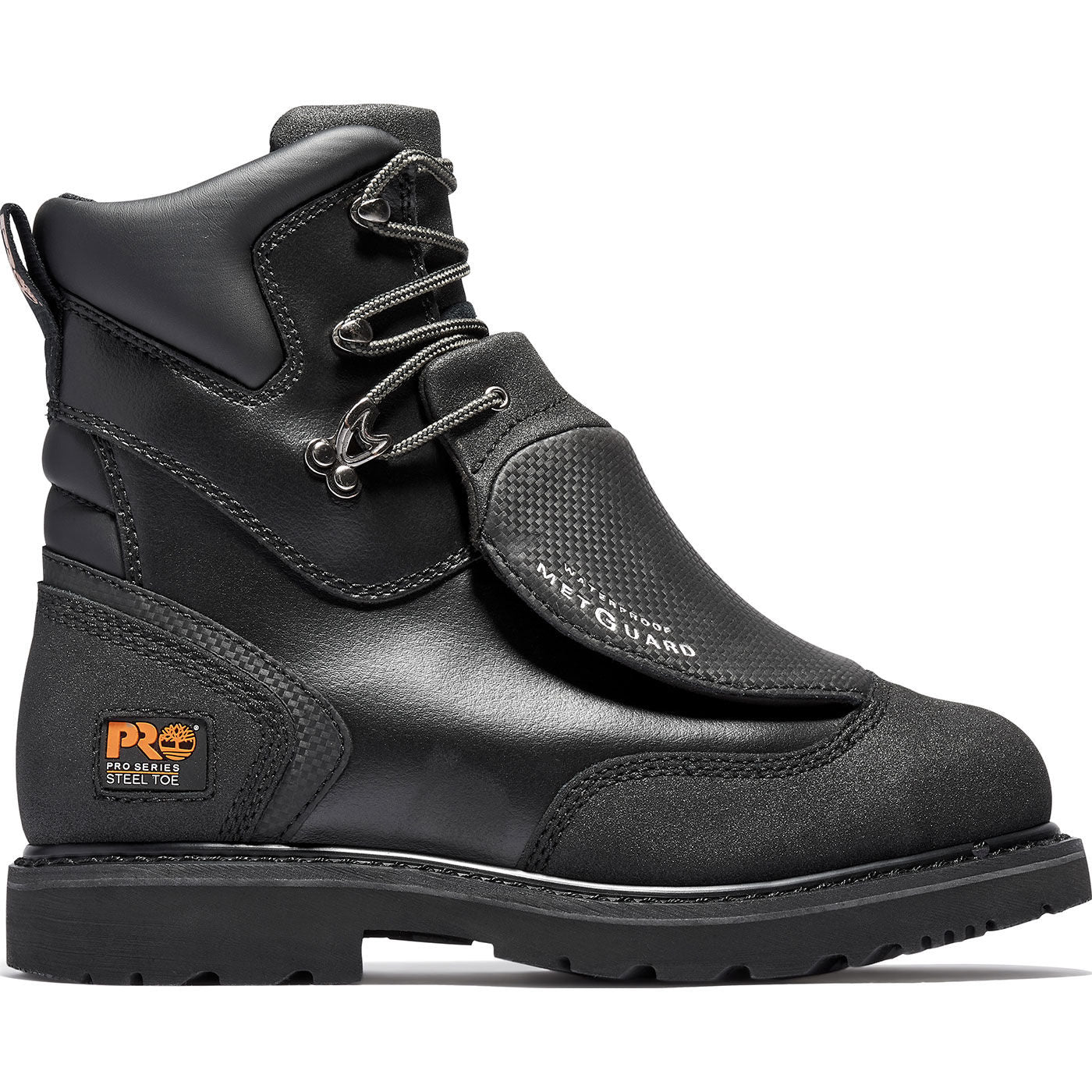 Timberland PRO Men's 8-inch Steel Toe Metatarsal Guard Waterproof Work Boot - profile