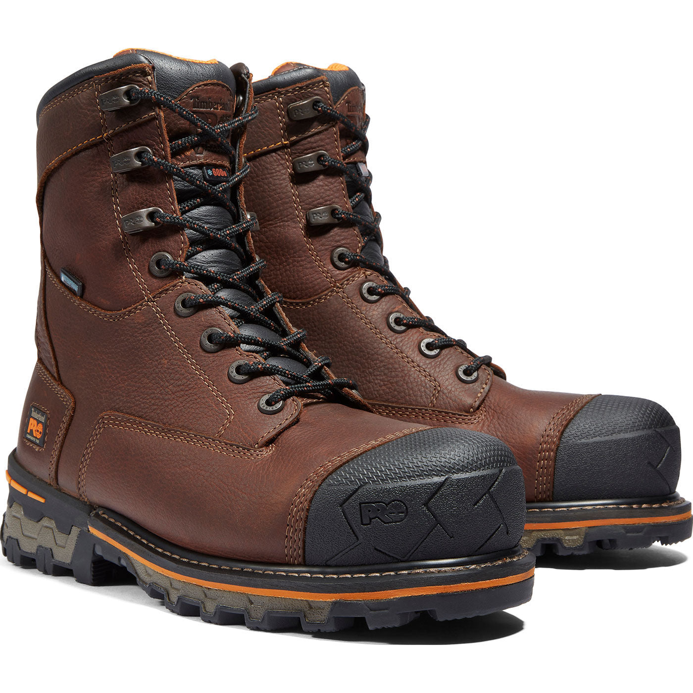 Timberland PRO Boondock Men's 8-inch Composite Toe Waterproof Insulated Work Boot - front