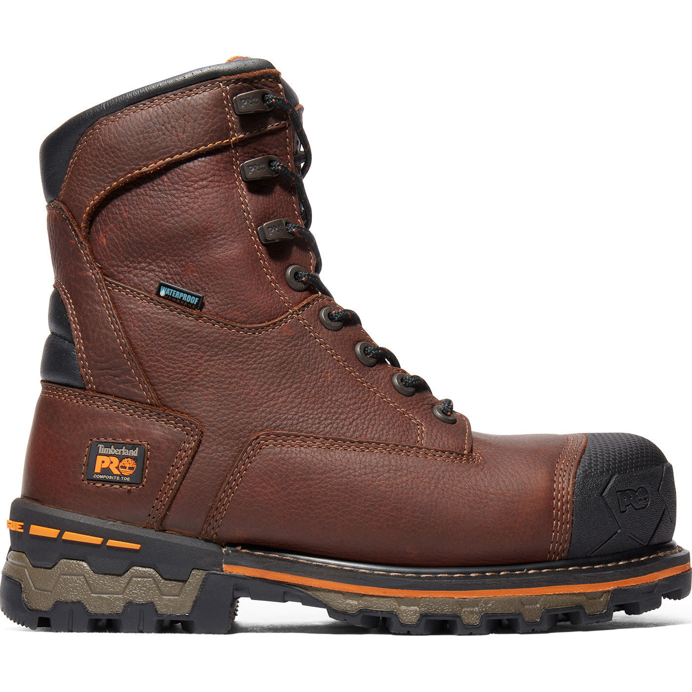 Timberland PRO Boondock Men's 8-inch Composite Toe Waterproof Insulated Work Boot - profile