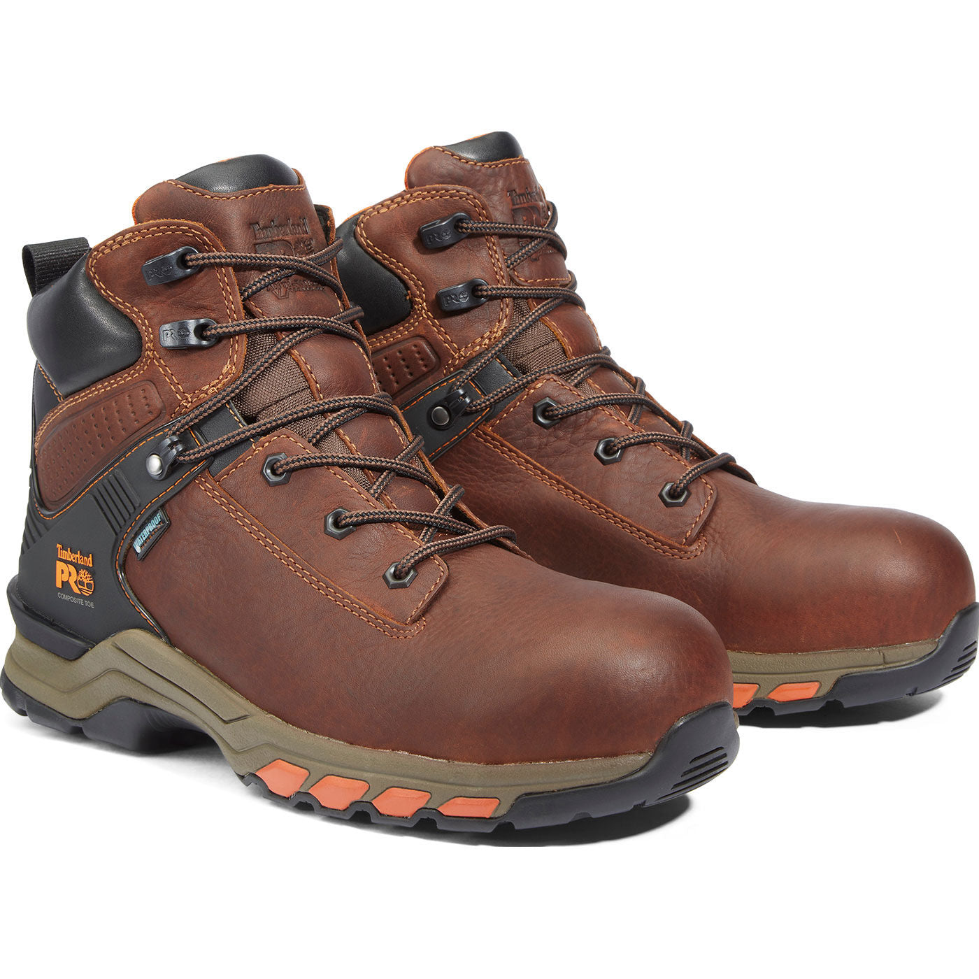Timberland PRO Hypercharge Men's 6 inch Composite Toe Electrical Hazard Waterproof Work Hiker - front