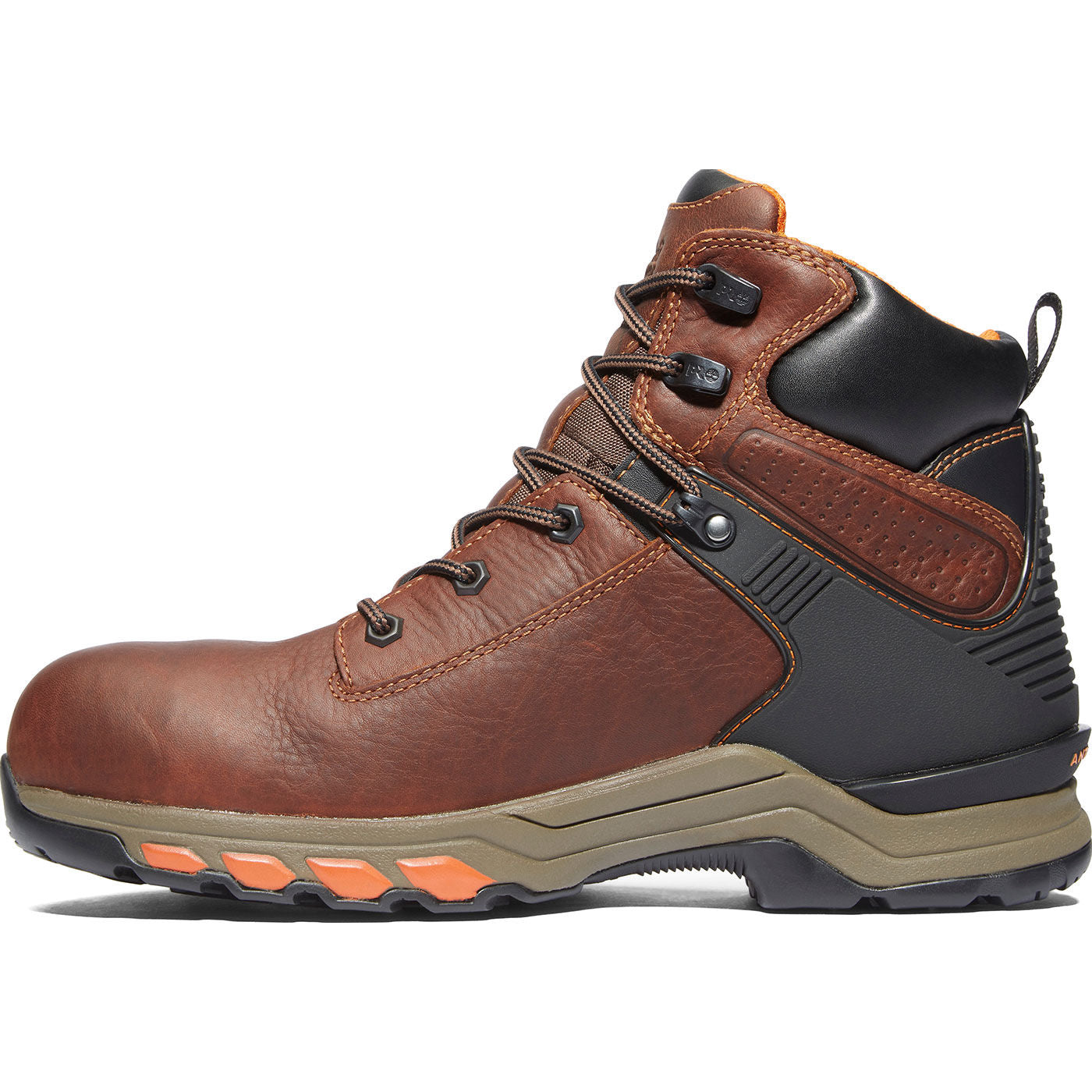 Timberland PRO Hypercharge Men's 6 inch Composite Toe Electrical Hazard Waterproof Work Hiker - profile