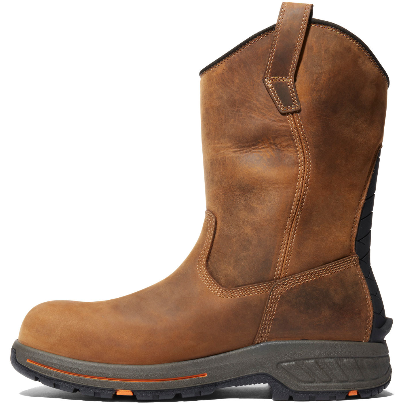 Timberland PRO Helix HD Men's 10-inch Composite Toe Electrical Hazard Waterproof Pull-On Work Boot - profile