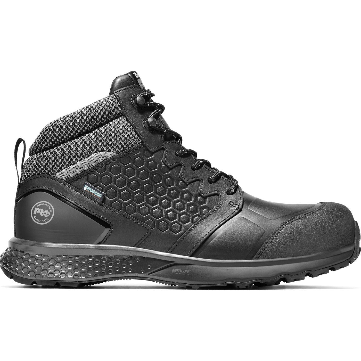 Timberland PRO Reaxion Men's Composite Toe Electrical Hazard Waterproof Work Hiker - profile