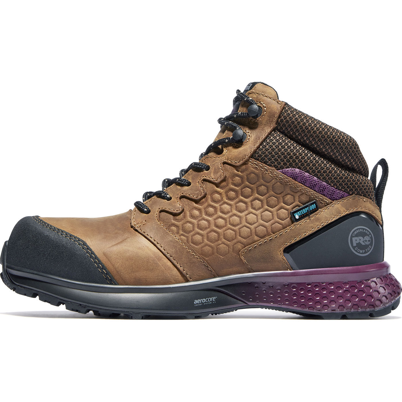 Timberland PRO Reaxion Women's Composite Toe Electrical Hazard Waterproof Work Hiker - profile