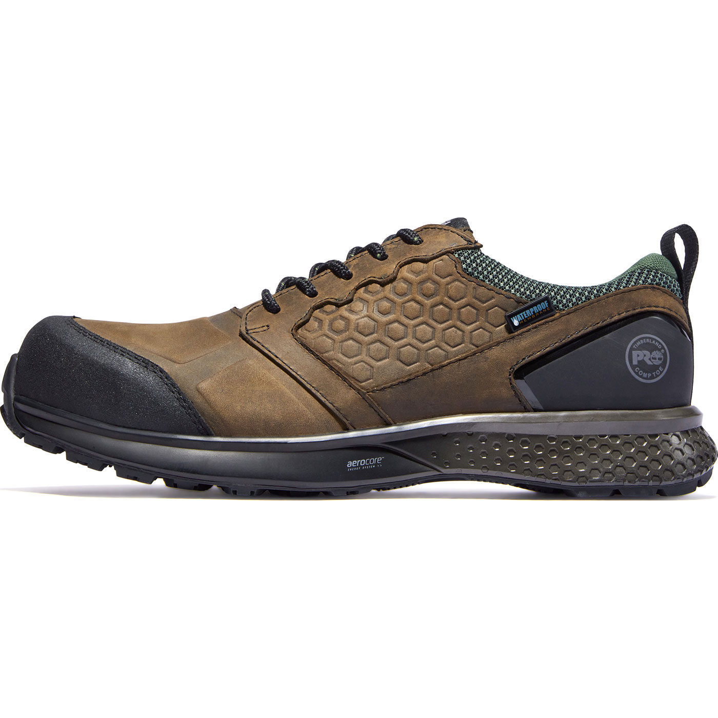 Timberland PRO Reaxion Men's Composite Toe Electrical Hazard Waterproof Work Oxford - profile