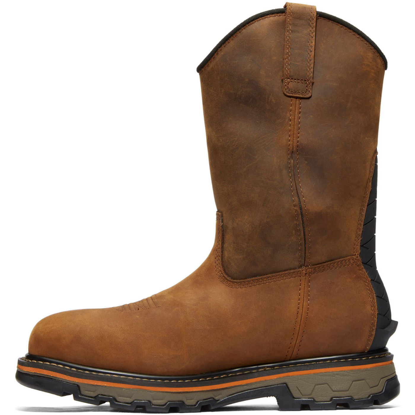 Timberland PRO True Grit Men's 10-inch Composite Toe Waterproof Pull-On Work Boot - profile