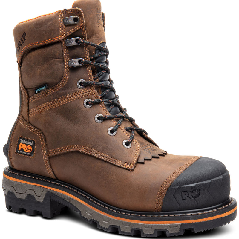 Timberland PRO Boondock HD Men's 8-inch Composite Toe 400G Insulated Waterproof Logger Work Boot - main
