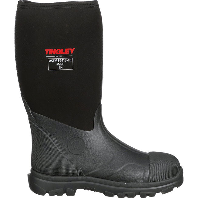 Tingley Badger Unisex 15-Inch Steel Toe Electrical Hazard Waterproof Neoprene Rubber Boot - profile