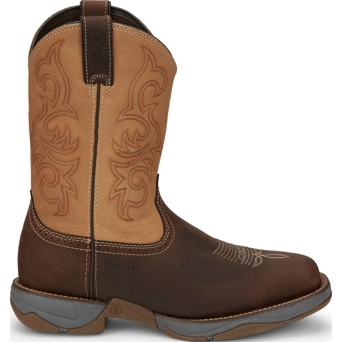 Tony Lama 3R Junction Dusty Men's Steel Toe Electrical Hazard Western Work Wellington - profile
