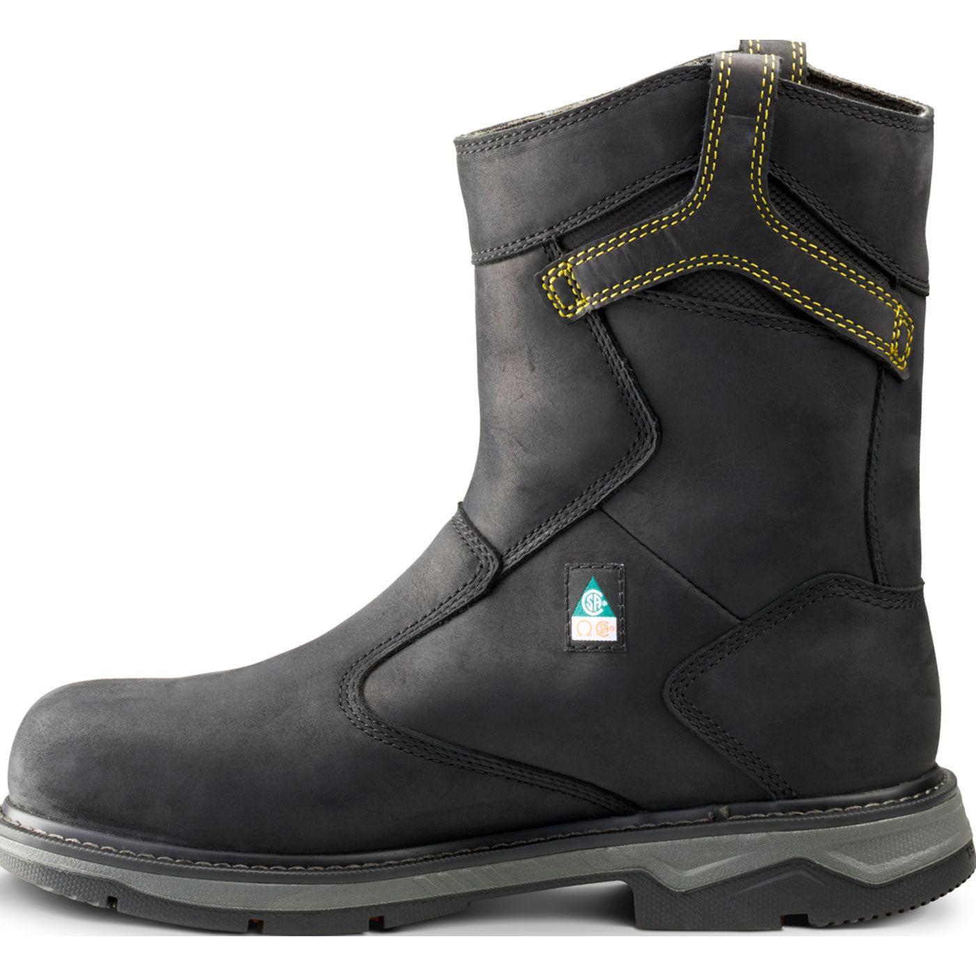 Terra Patton Men's 10-inch CSA Aluminum Toe Puncture-Resisting Waterproof Pull-on Work Boot - profile