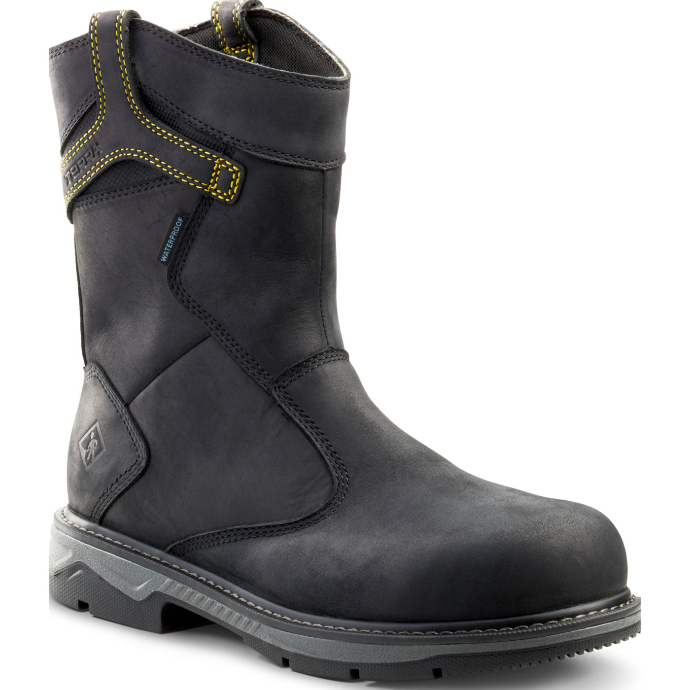 Terra Patton Men's 10-inch CSA Aluminum Toe Puncture-Resisting Waterproof Pull-on Work Boot - main