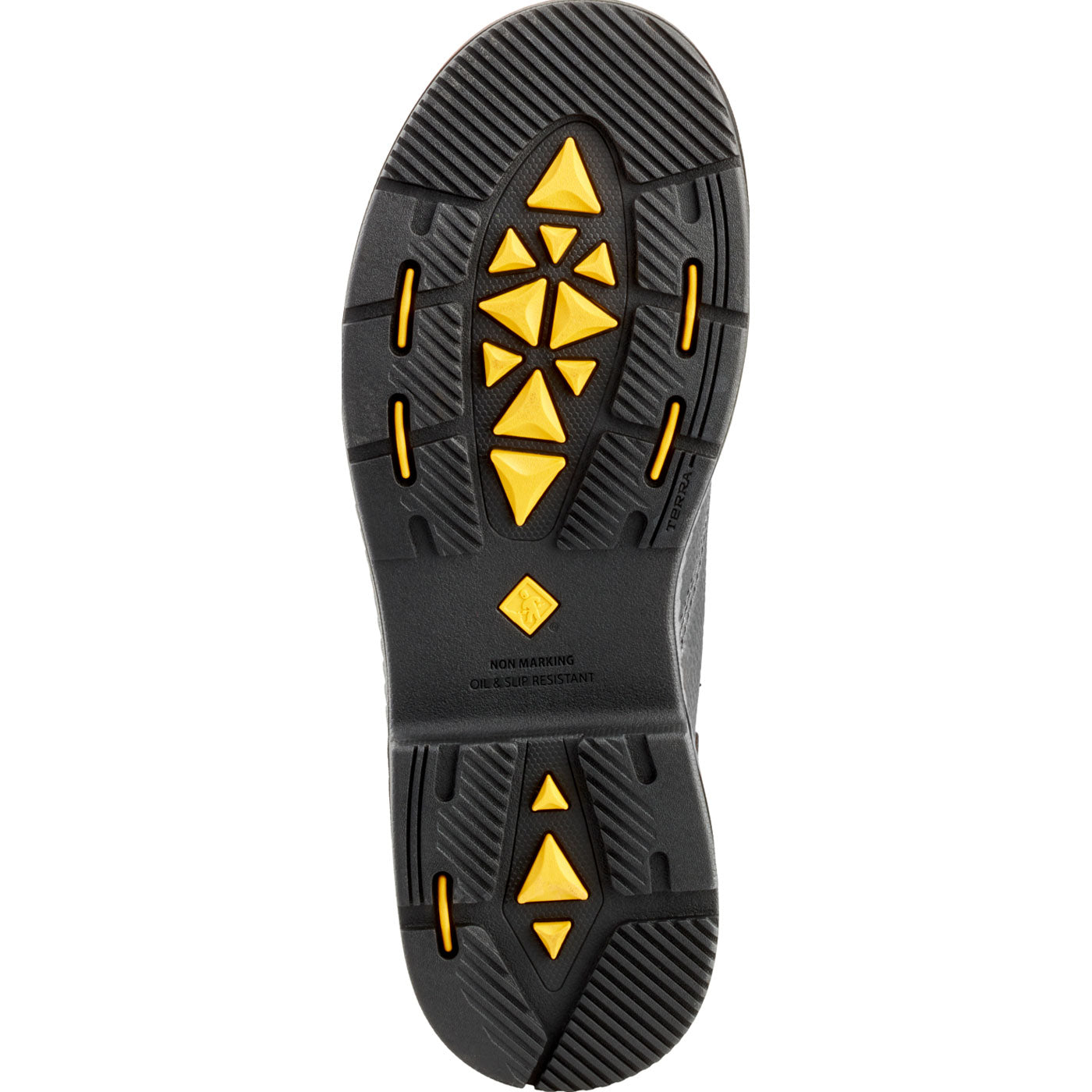 Terra Patton Men's 10-inch CSA Aluminum Toe Puncture-Resisting Waterproof Pull-on Work Boot - outsole