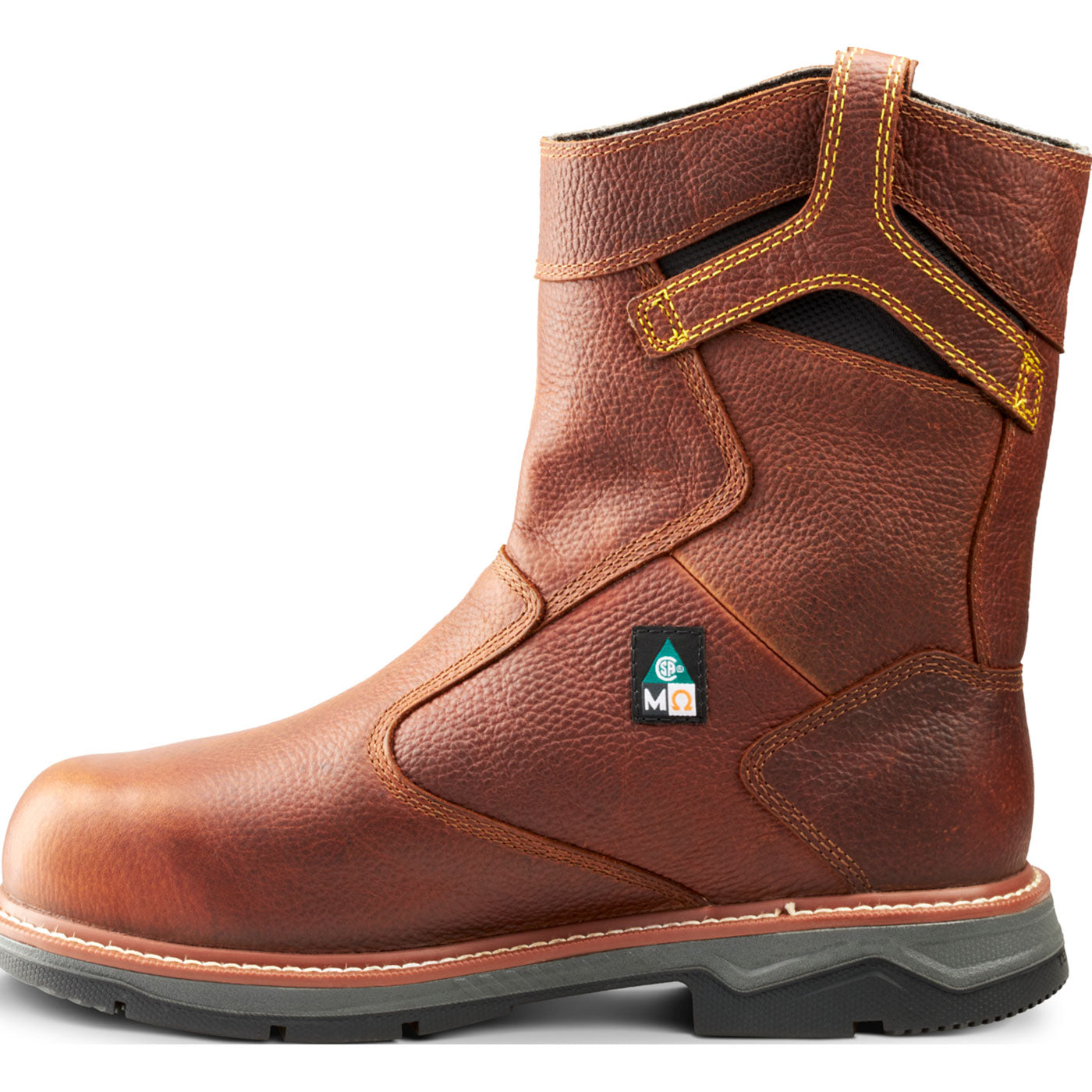 Terra Patton Men's CSA Internal Met Aluminum Toe Puncture-Resisting Waterproof Pull-on Work Boot - profile