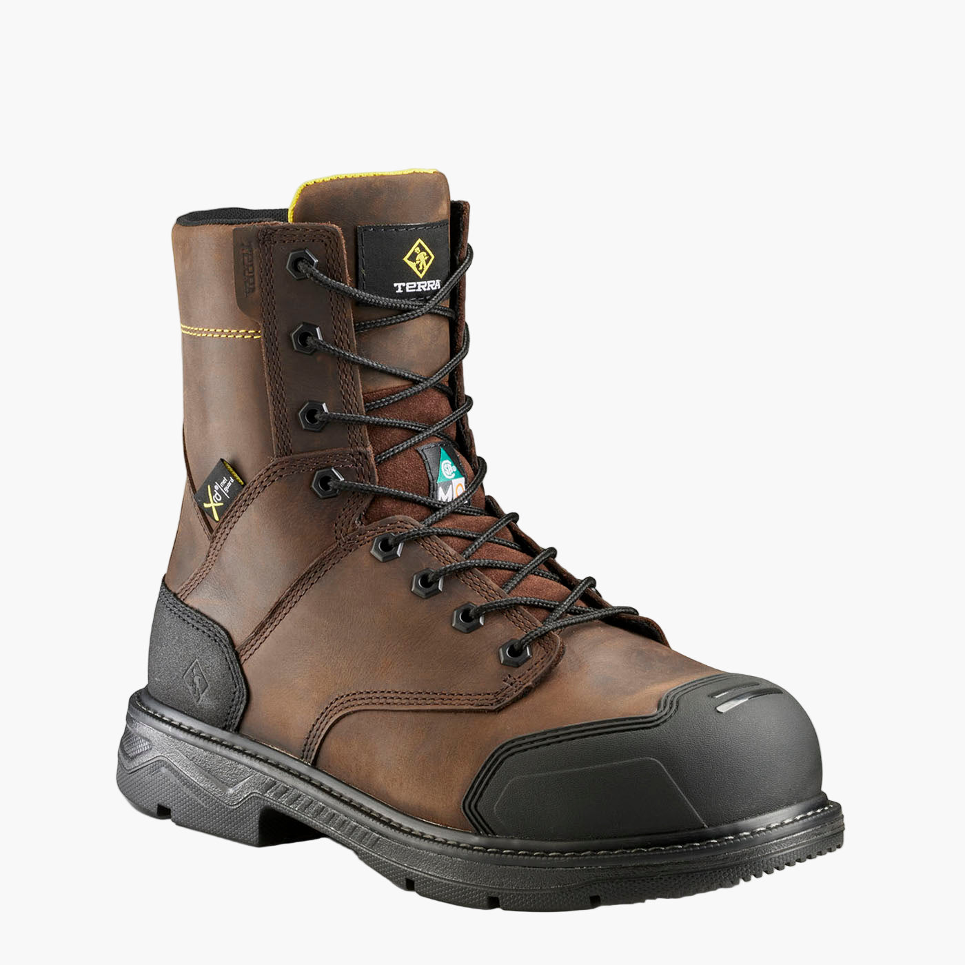 Terra Patton Men's 8-inch CSA Internal Met Aluminum Toe Puncture-Resisting Work Boot