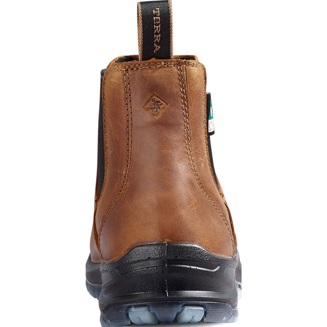 Terra Murphy Men's CSA Composite Toe Electrical Hazard Puncture-Resisting Waterproof Chelsea Work Boot - back