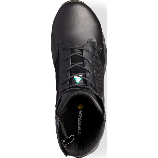 Terra EKG Stealth Men's CSA Composite Toe Puncture-Resisting Waterproof Side Zip Work Boot - birdseye