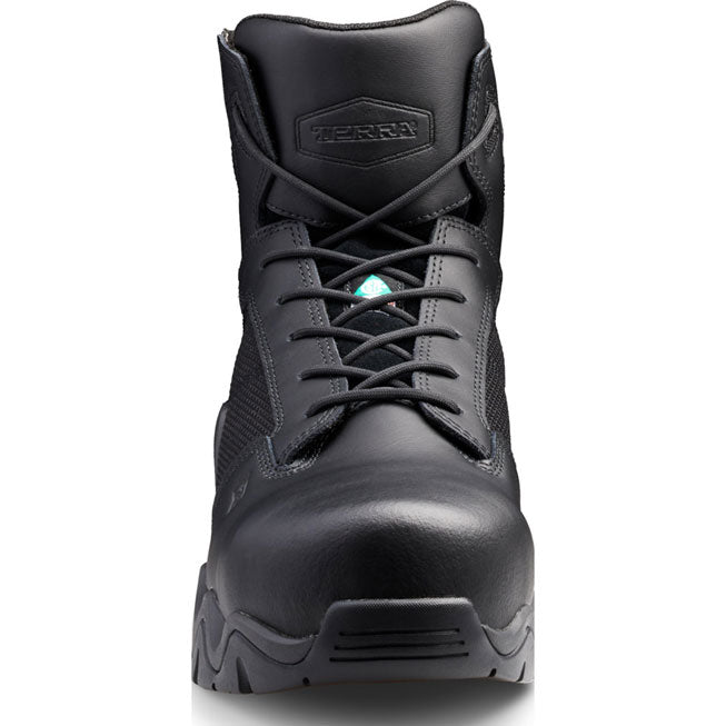 Terra EKG Stealth Men's CSA Composite Toe Puncture-Resisting Waterproof Side Zip Work Boot - front