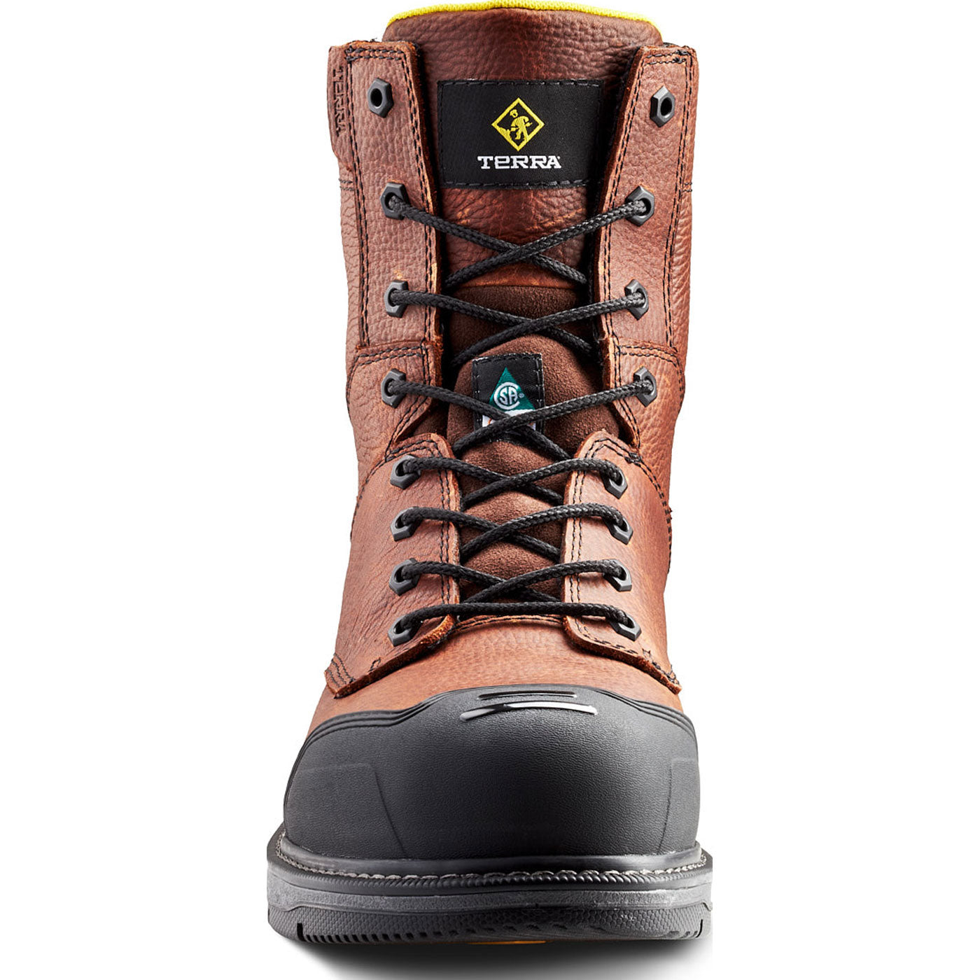 Terra Patton Men's 8-Inch CSA Aluminum Toe Puncture-Resisting Work Boot - front