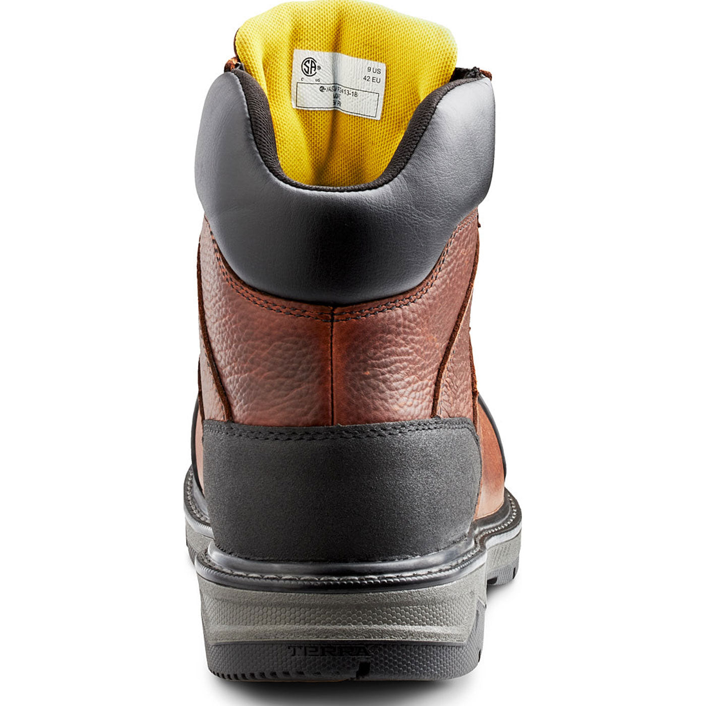 Terra Patton Men's CSA Aluminum Toe Electrical Hazard Puncture-Resisting Work Boot - back