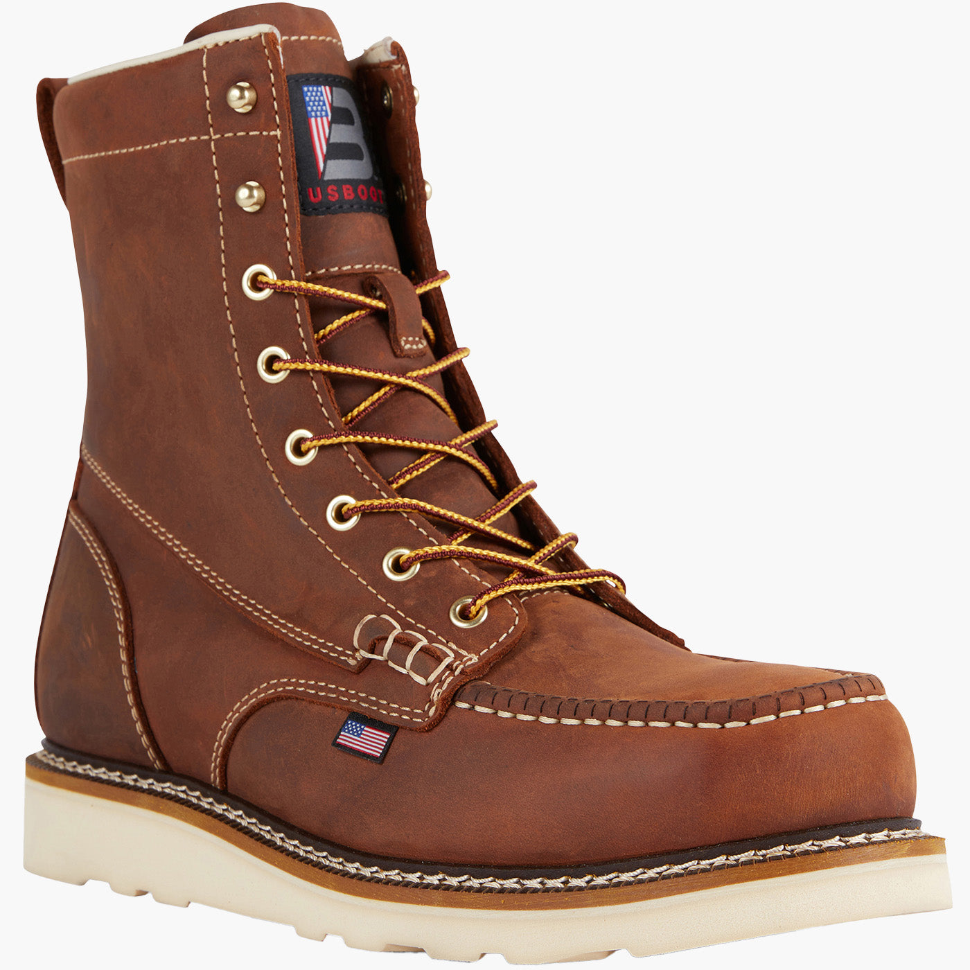 US Boot Bravo Moc Men's 6-inch Composite Toe Electrical Hazard Wedge Work Boot