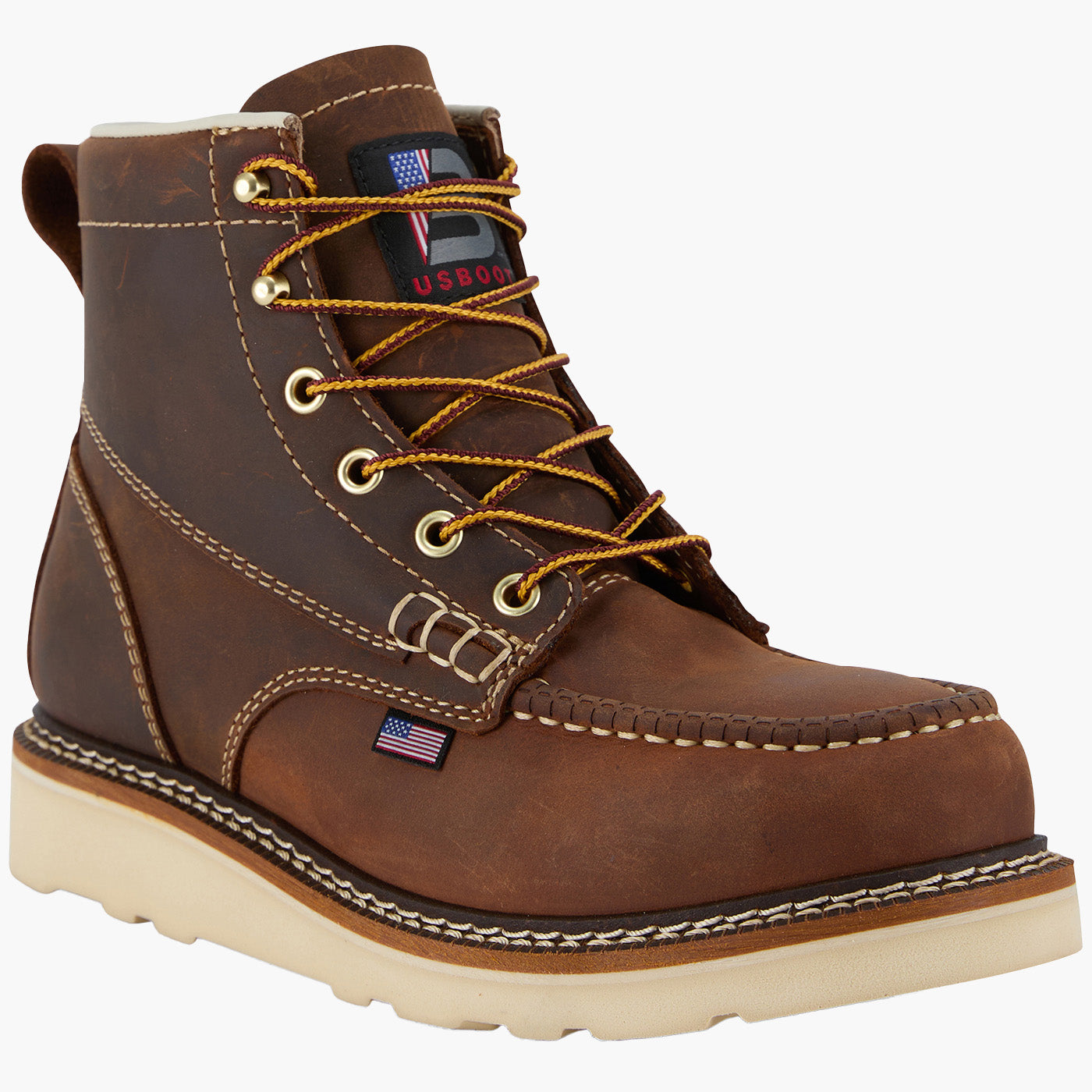 US Boot Driftlock Moc Men's 6-inch Electrical Hazard Waterproof Wedge Work Boot