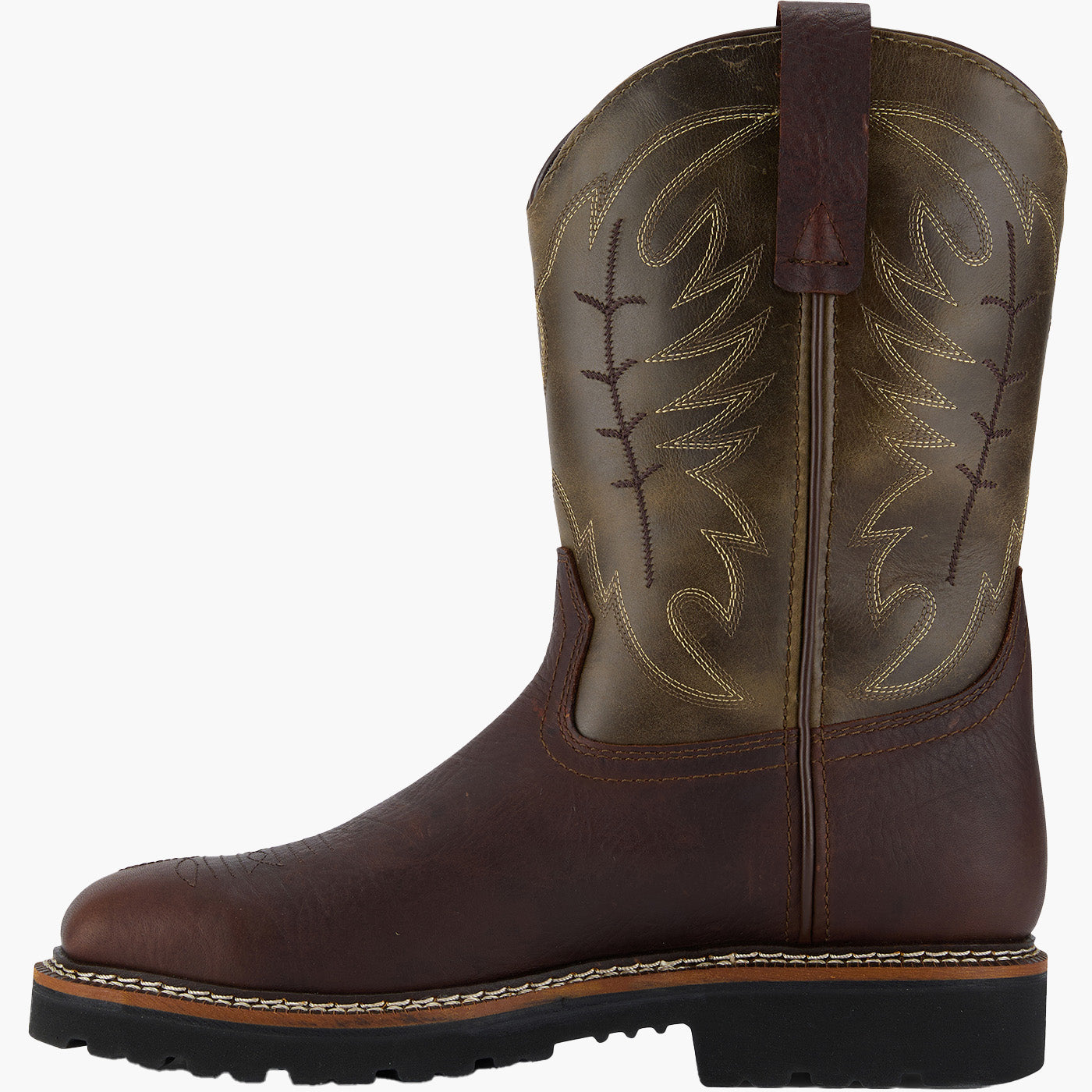 US Boot Men's 10-inch Steel Toe Electrical Hazard Waterproof Western Work Boot
