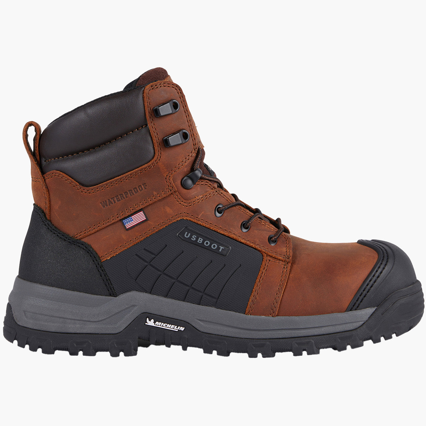 US Boot Handler Men's 6-inch Composite Toe Electrical Hazard Waterproof Work Boot