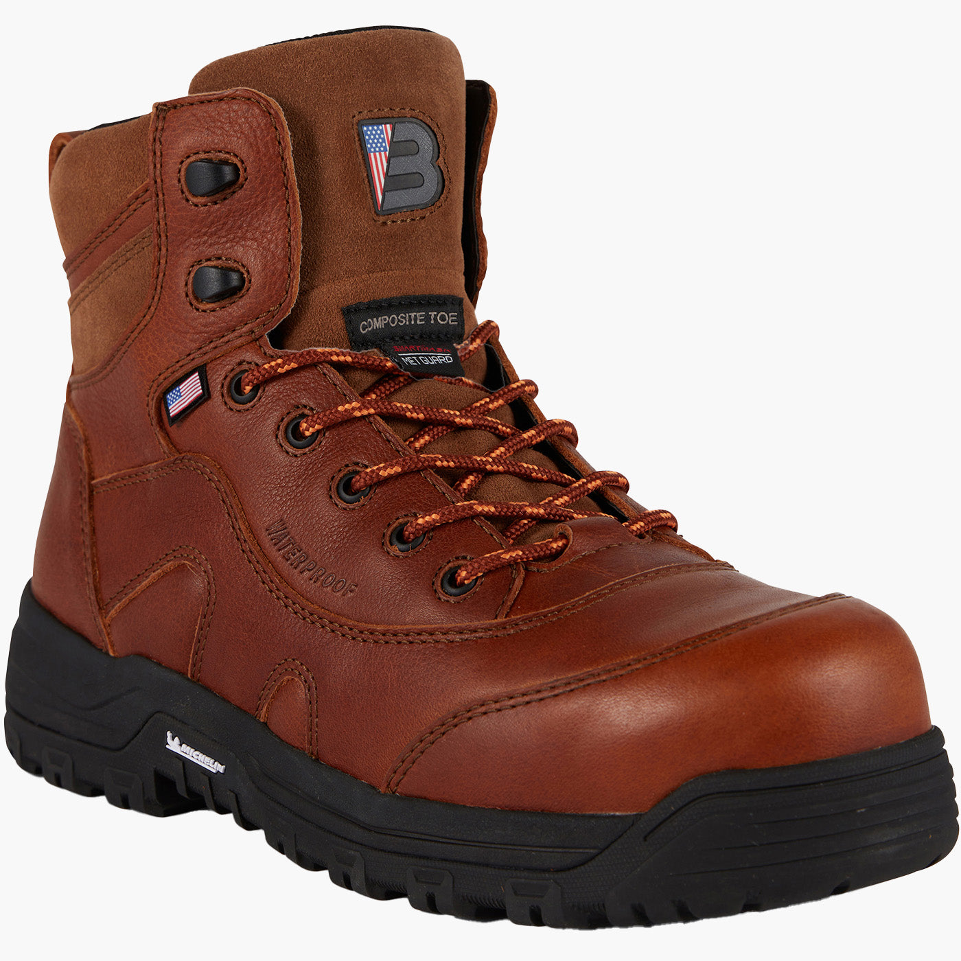 US Boot Ironmaster Men's 6-inch Composite Toe Electrical Hazard Internal Met Guard Waterproof Boot