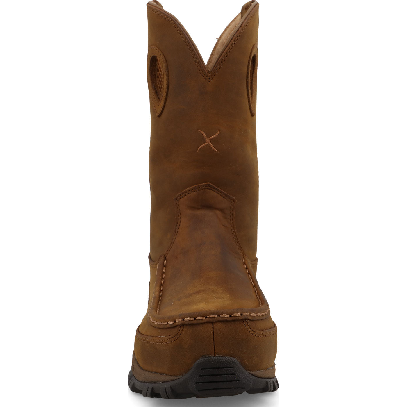 Twisted X Women's 10-inch Nano Toe Electrical Hazard Waterproof Leather Pull-on Work Boot - front