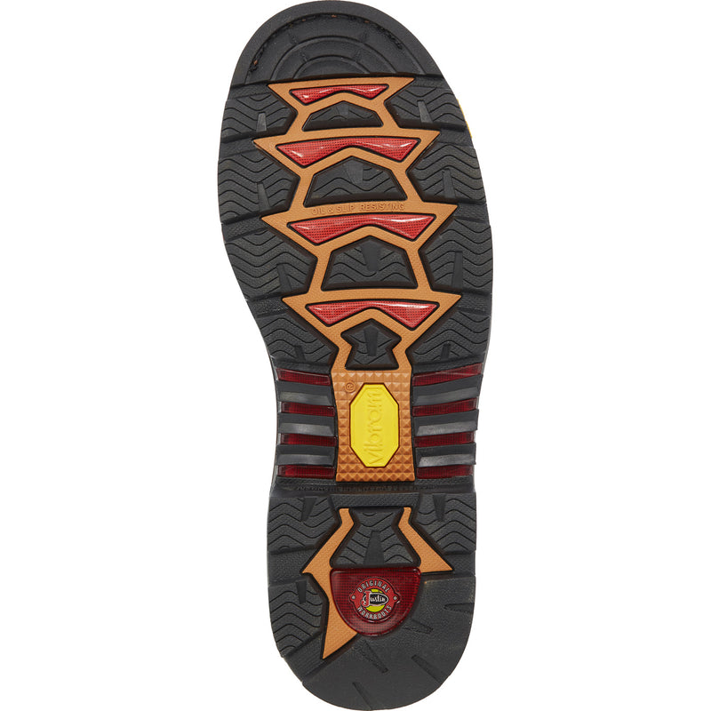 Justin Original Workboots Warhawk Men's 11 inch Composite Toe Electrical Hazard Waterproof Pull-on Work Boot - outsole