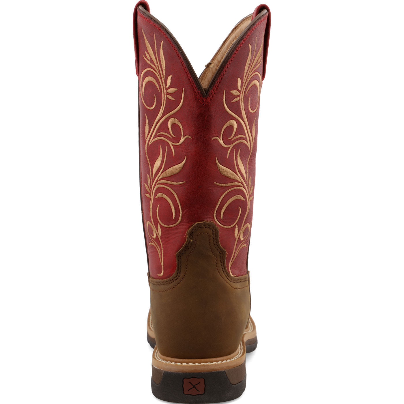 Twisted X Women's 11-Inch Steel Toe Electrical Hazard Western Work Boot - back